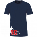 VK SG HSN Kempa Team T-Shirt navy inkl. Vereinslogo rechts
