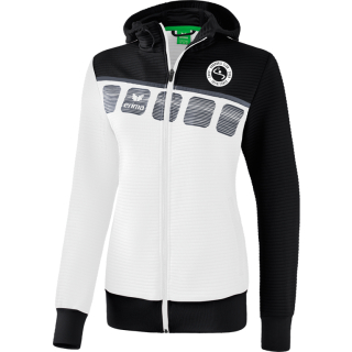 VK HC Treia/Jübek 5-C Trainingsjacke mit Kapuze Kids inkl. Vereinslogo 128-mit Name/Initialen Arm links