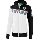 VK HC Treia/Jübek 5-C Trainingsjacke mit Kapuze Kids inkl. Vereinslogo 128-mit Name/Initialen Arm links