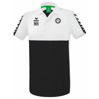 VK HC Treia/Jübek erima  Six Wings Poloshirt inkl. Vereinslogo mit Name/Initialen Brust XXL