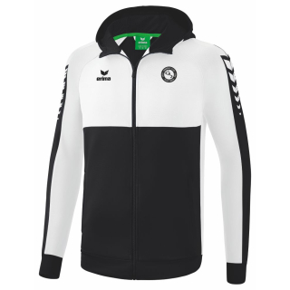 VK HC Treia/Jübek erima  Six Wings Trainingsjacke mit Kapuze Kids inkl. Vereinslogo Mit Name/Initialen Rücken unten 164