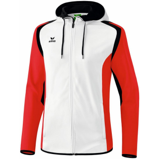 erima RAZOR 2.0 TRAININGSJACKE MIT KAPUZE weiß/rot/schwarz M