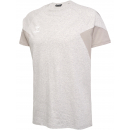 Hummel hmlTRAVEL T-SHIRT S/S LIGHT GREY MELANGE L