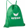erima TURNBEUTEL smaragd/weiß