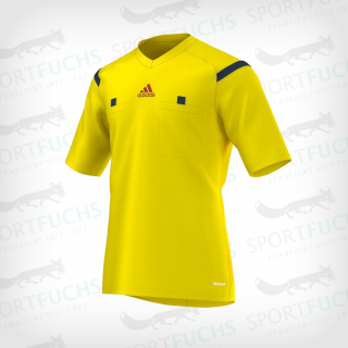 adidas Schiedsrichtertrikot Referee 14 kurzarm vivid yellow s13 / collegiate navy / hi-res red f13 XL