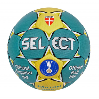 Select Handball Match Soft türkis/gelb