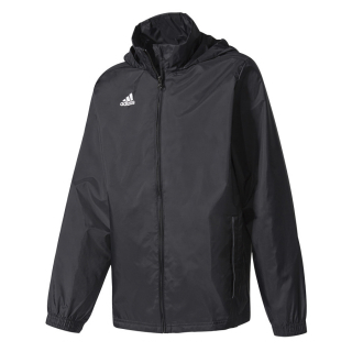 adidas Core 15 REGENJACKE schwarz/weiss XL