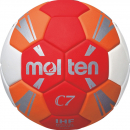 molten Handball C 7 rot/orange/weiß/silber 1
