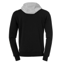 Kempa CAUTION HOODY schwarz/light grau melang 164