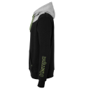 Kempa CAUTION HOODY schwarz/light grau melang 164