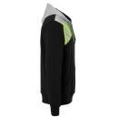 Kempa CAUTION HOODY schwarz/light grau melang 164