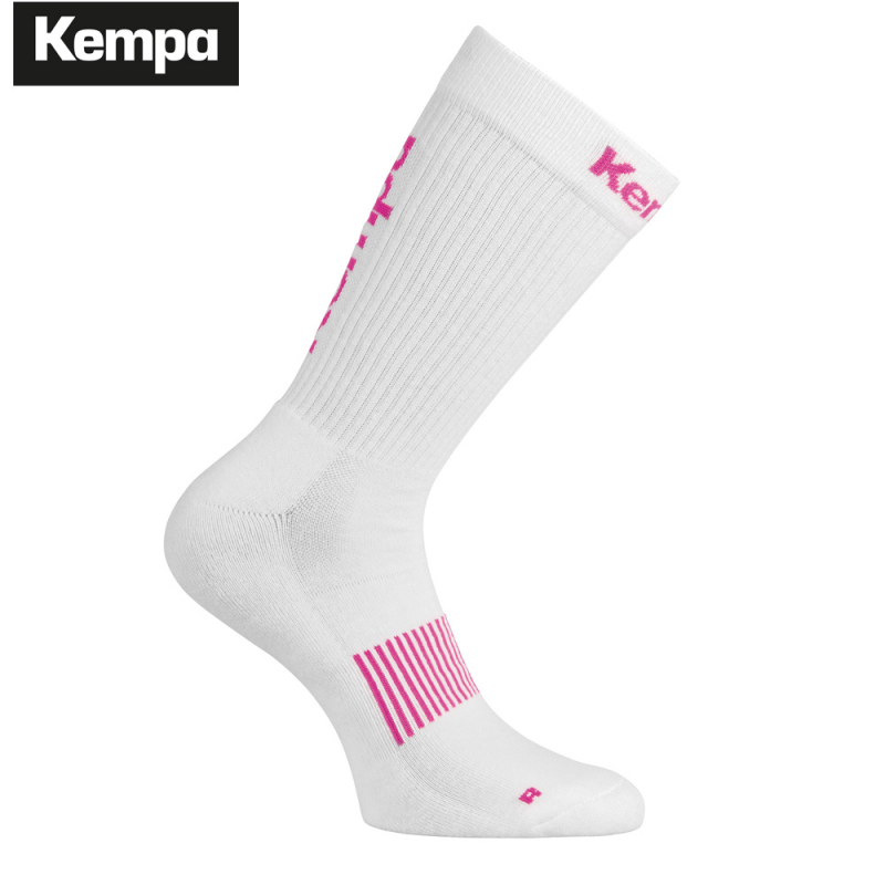 Kempa Logo Classic Socken weiß/pink 31-35