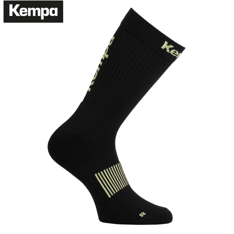 Kempa Logo Classic Socken schwarz/fluo gelb 31-35