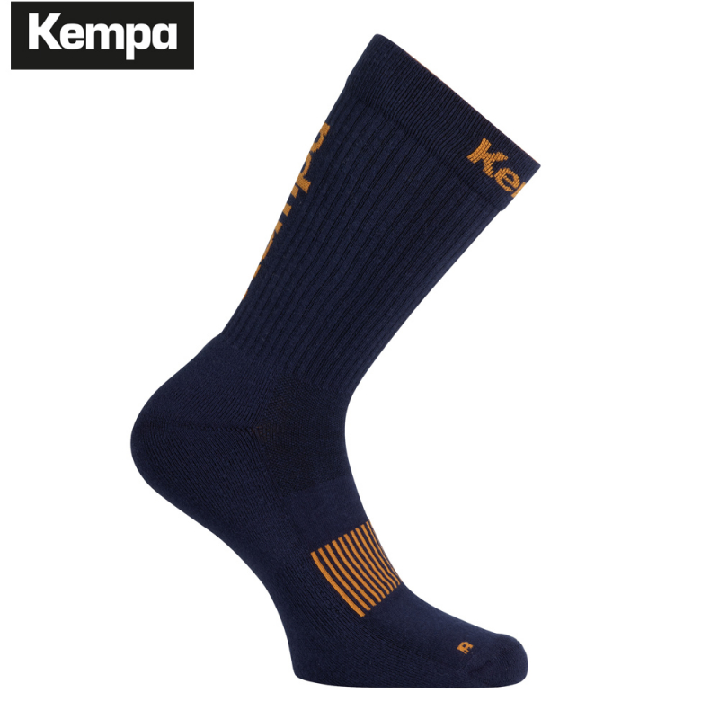 Kempa Logo Classic Socken marine/orange 36-40