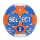 Select Handball Ultimate weiß/blau/orange 3