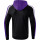 erima Liga 2.0 Trainingsjacke mit Kapuze schwarz/violet/weiß 4XL