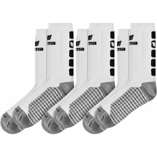 erima  3-Pack CLASSIC 5-C Socken weiß/schwarz 39-42