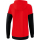 erima Squad Tracktop Jacke mit Kapuze Damen rot/schwarz/weiß 34