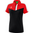 erima Squad Poloshirt Damen rot/schwarz/weiß 34