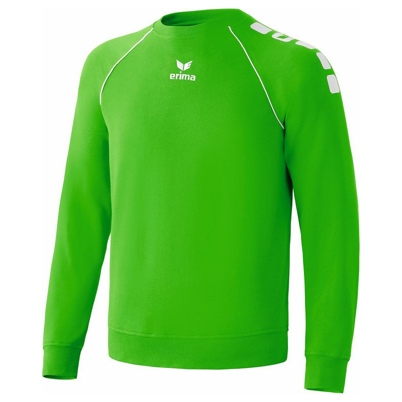 erima 5-Cubes Basic Sweatshirt green / weiß L