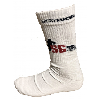 VK SG HSN Logosocke weiß 36-40