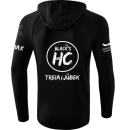 erima HC Blacks Fan-Kapuzensweat schwarz L mit Name/Initialen