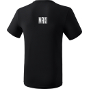 VK HC Treia/Jübek erima Promo-Shirt Kids inkl. Vereinslogo weiß 128 mit Name, Rücken oben