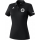 VK HC Treia/Jübek "TRAINERSHIRT", Funktionspolo woman inkl. Vereinslogo schwarz 40 mit Name/Initialen Arm links